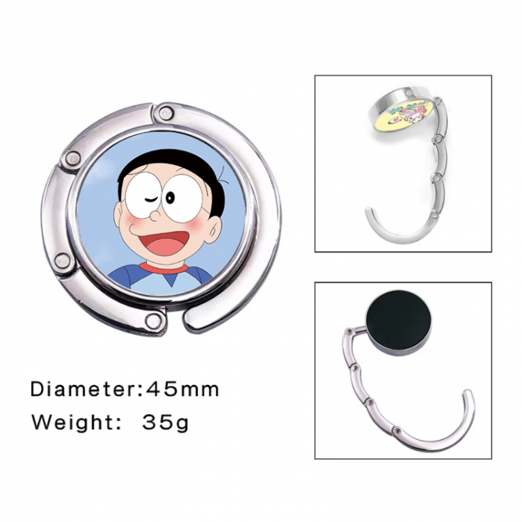 Doraemon Anime folding bag hanger table edge bag hook 45mm