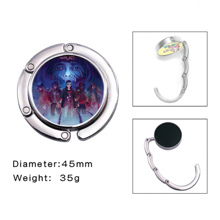 Stranger Things Anime folding bag hanger table edge bag hook 45mm