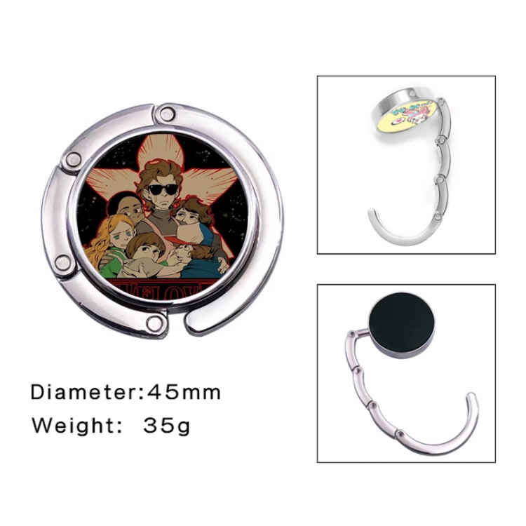 Stranger Things Anime folding bag hanger table edge bag hook 45mm