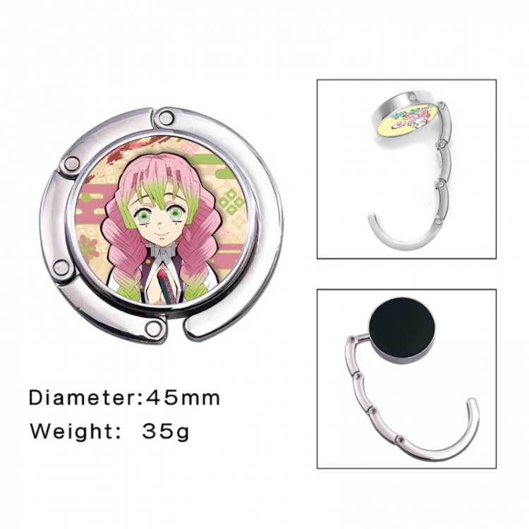Demon Slayer Kimets Anime folding bag hanger table edge bag hook 45mm
