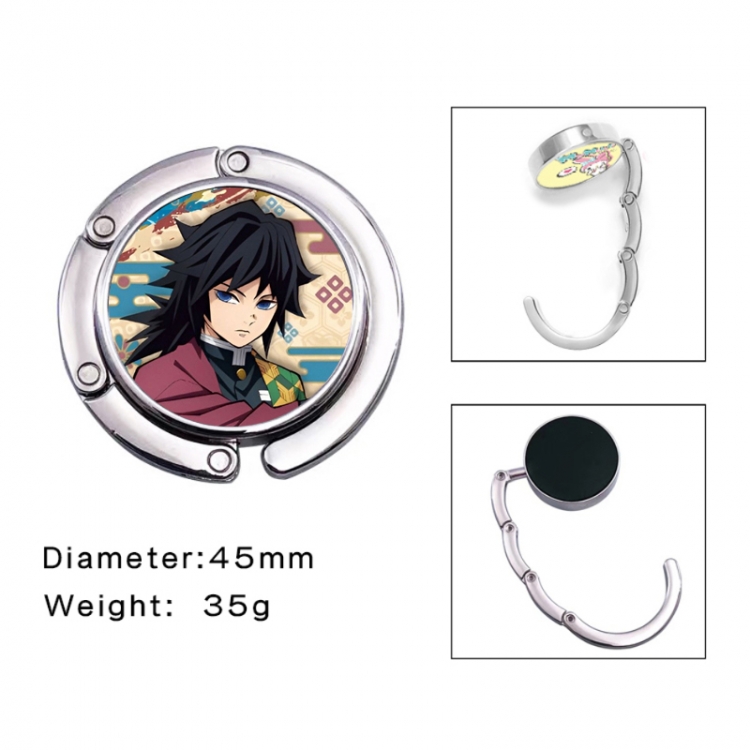 Demon Slayer Kimets Anime folding bag hanger table edge bag hook 45mm