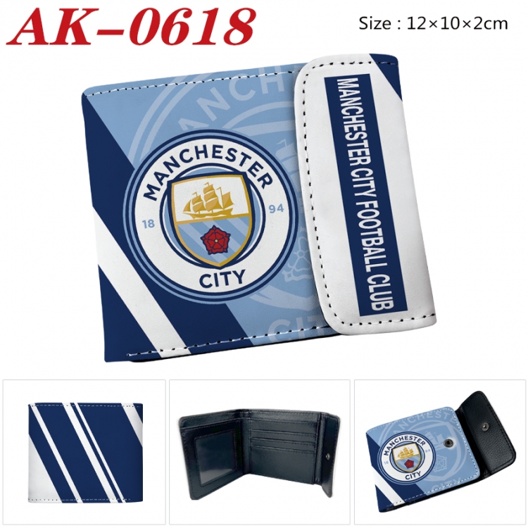 physical culture Anime PU leather full color buckle 20% off wallet 12X10X2CM  AK-0618