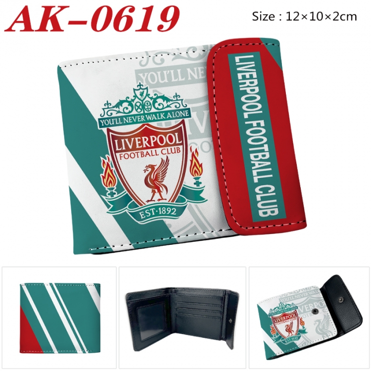 physical culture Anime PU leather full color buckle 20% off wallet 12X10X2CM AK-0619