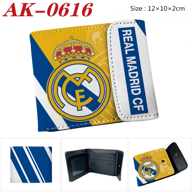 physical culture Anime PU leather full color buckle 20% off wallet 12X10X2CM AK-0616