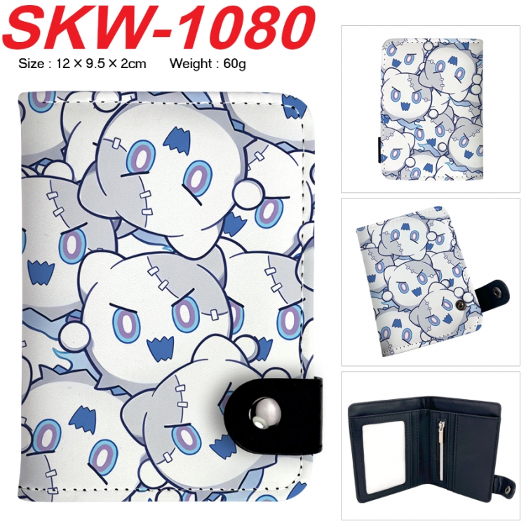 Honkai: Star Rail Anime vertical button folding wallet 12X9.5X2CM 60g SKW-1080