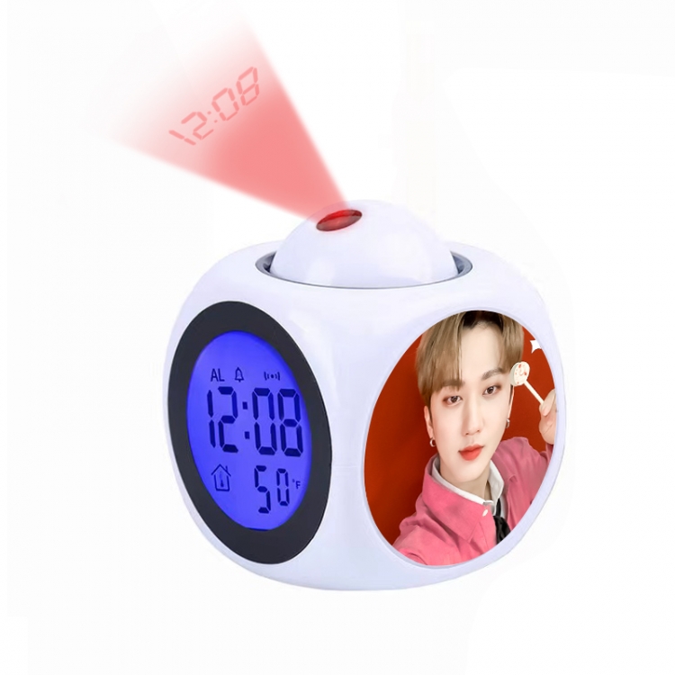 straykids Anime projection alarm clock electronic clock 8x8x10cm