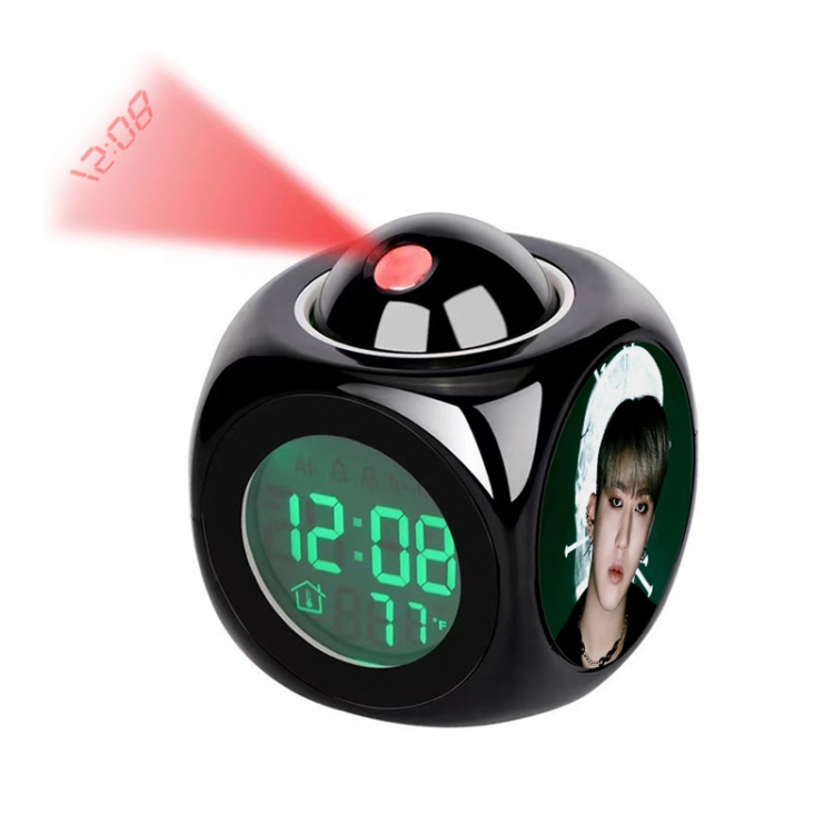 straykids Anime projection alarm clock electronic clock 8x8x10cm