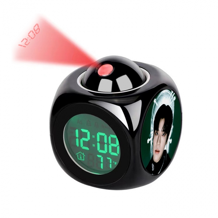 straykids Anime projection alarm clock electronic clock 8x8x10cm