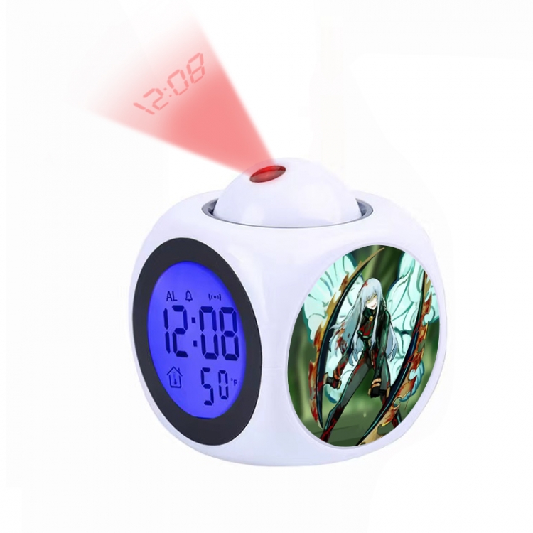 Library Of Ruina Anime projection alarm clock electronic clock 8x8x10cm