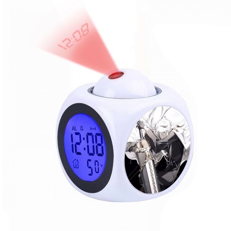 Library Of Ruina Anime projection alarm clock electronic clock 8x8x10cm