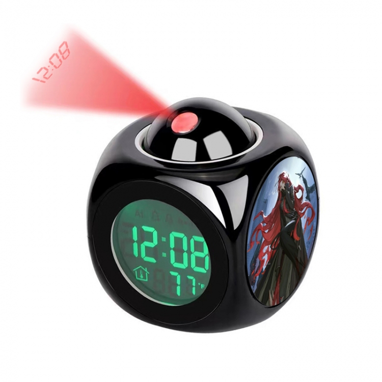 Library Of Ruina Anime projection alarm clock electronic clock 8x8x10cm