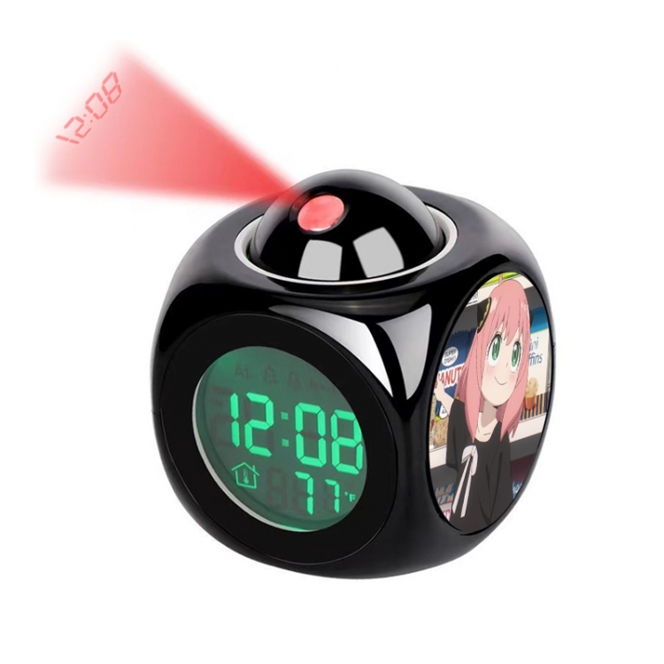 SPY×FAMILY Anime projection alarm clock electronic clock 8x8x10cm