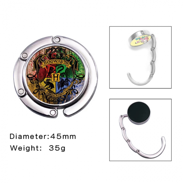 Harry Potter Anime folding bag hanger table edge bag hook 45mm