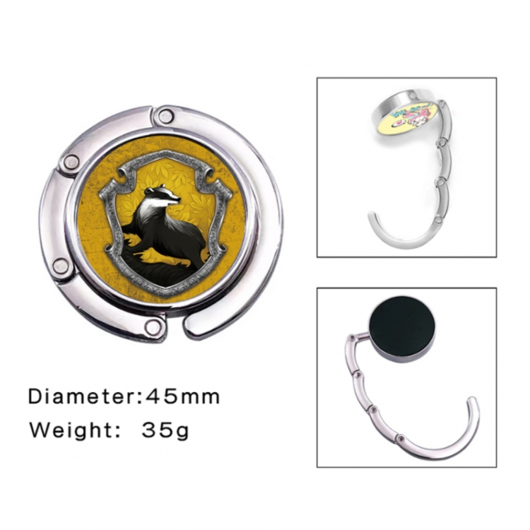 Harry Potter Anime folding bag hanger table edge bag hook 45mm