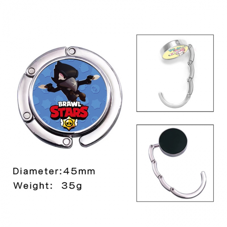 Brawl Stars Anime folding bag hanger table edge bag hook 45mm