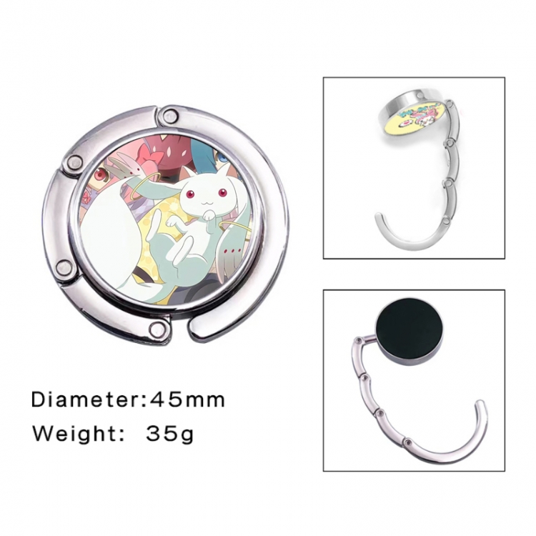 Magic Maiden Anime folding bag hanger table edge bag hook 45mm
