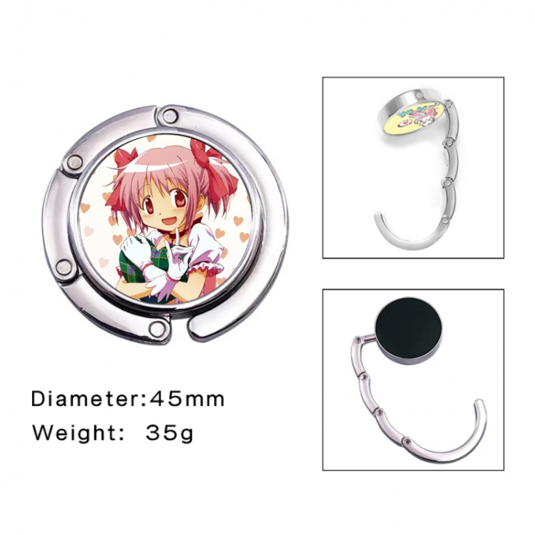 Magic Maiden Anime folding bag hanger table edge bag hook 45mm