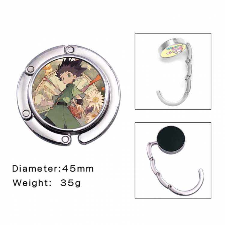 HunterXHunter Anime folding bag hanger table edge bag hook 45mm