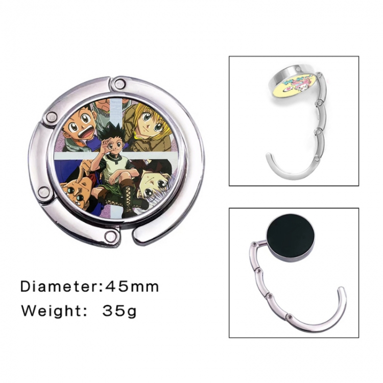 HunterXHunter Anime folding bag hanger table edge bag hook 45mm