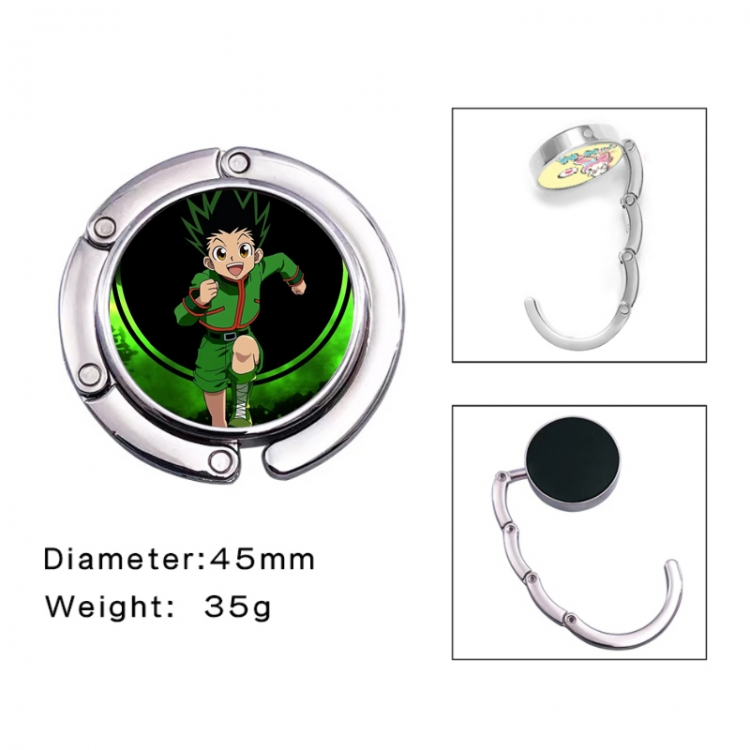 HunterXHunter Anime folding bag hanger table edge bag hook 45mm