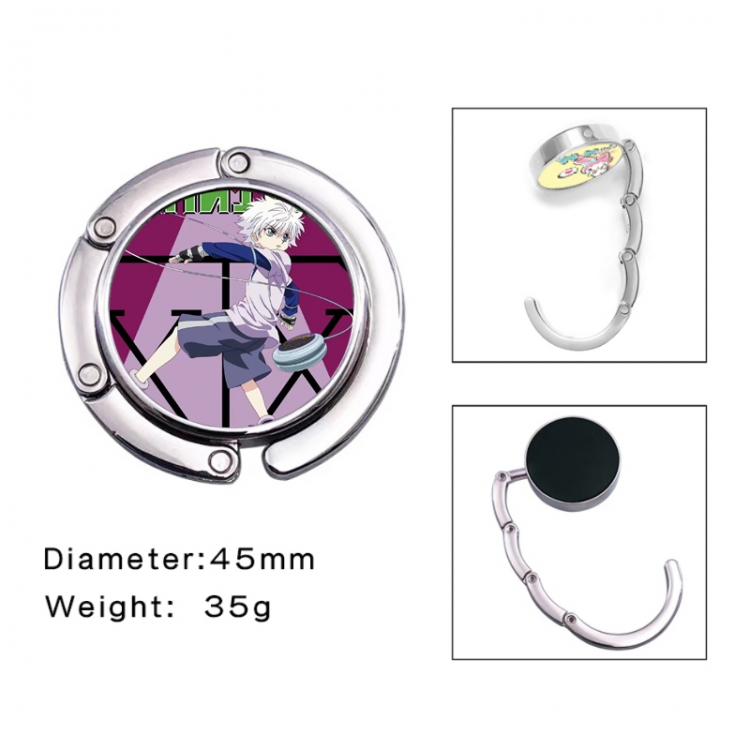 HunterXHunter Anime folding bag hanger table edge bag hook 45mm
