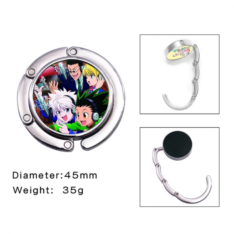 HunterXHunter Anime folding bag hanger table edge bag hook 45mm