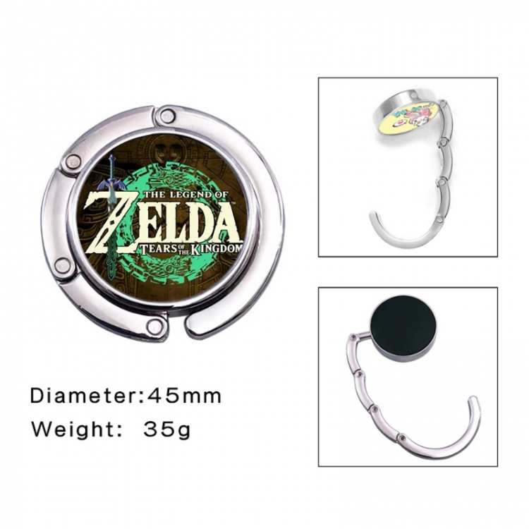 The Legend of Zelda Anime folding bag hanger table edge bag hook 45mm