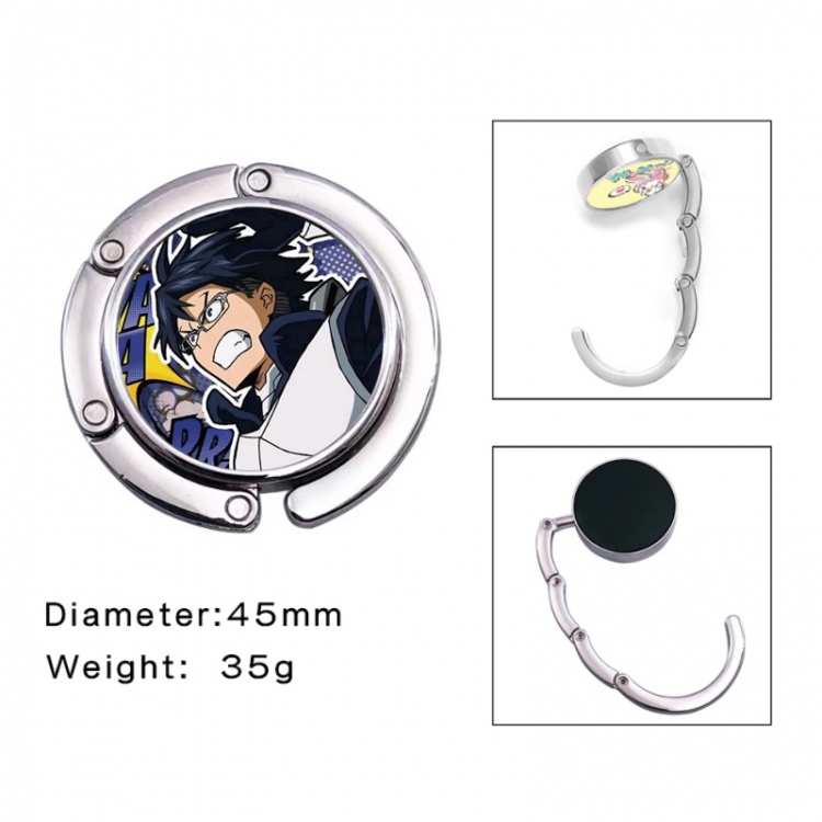 My Hero Academia Anime folding bag hanger table edge bag hook 45mm