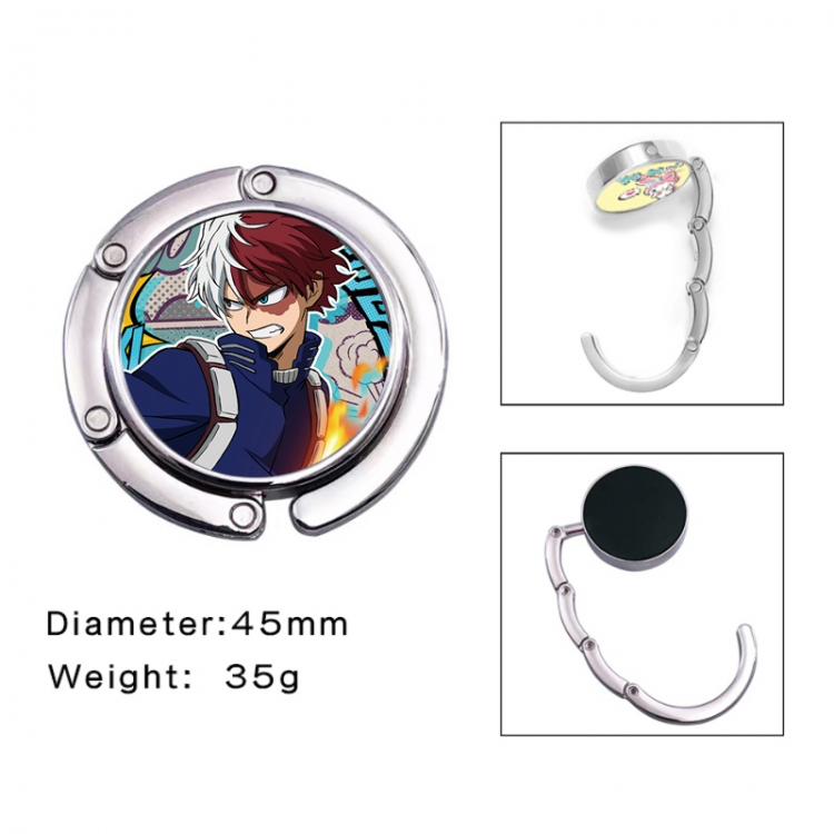 My Hero Academia Anime folding bag hanger table edge bag hook 45mm