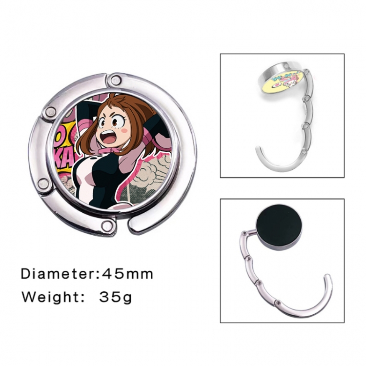 My Hero Academia Anime folding bag hanger table edge bag hook 45mm