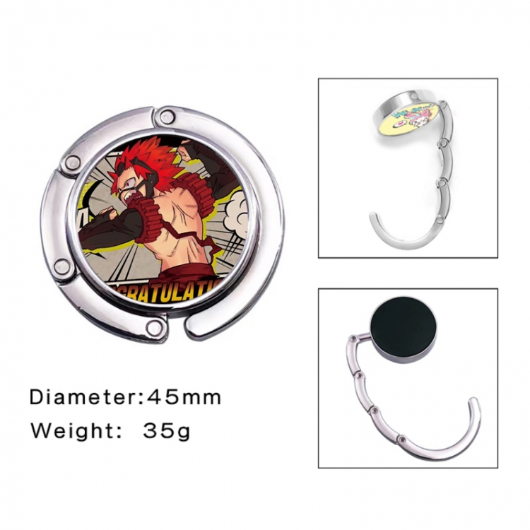 My Hero Academia Anime folding bag hanger table edge bag hook 45mm