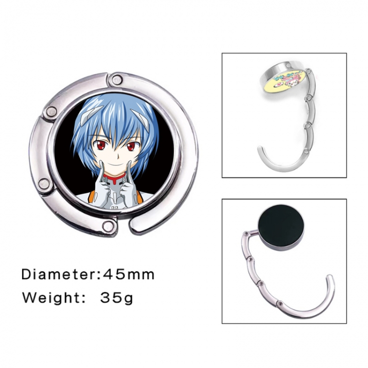 EVA  Anime folding bag hanger table edge bag hook 45mm