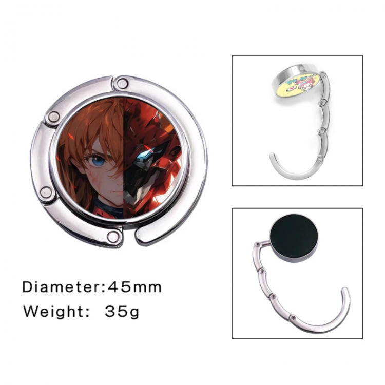 EVA  Anime folding bag hanger table edge bag hook 45mm