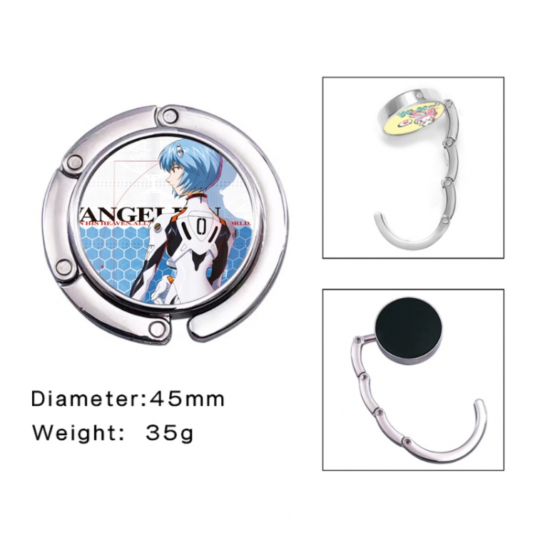 EVA  Anime folding bag hanger table edge bag hook 45mm