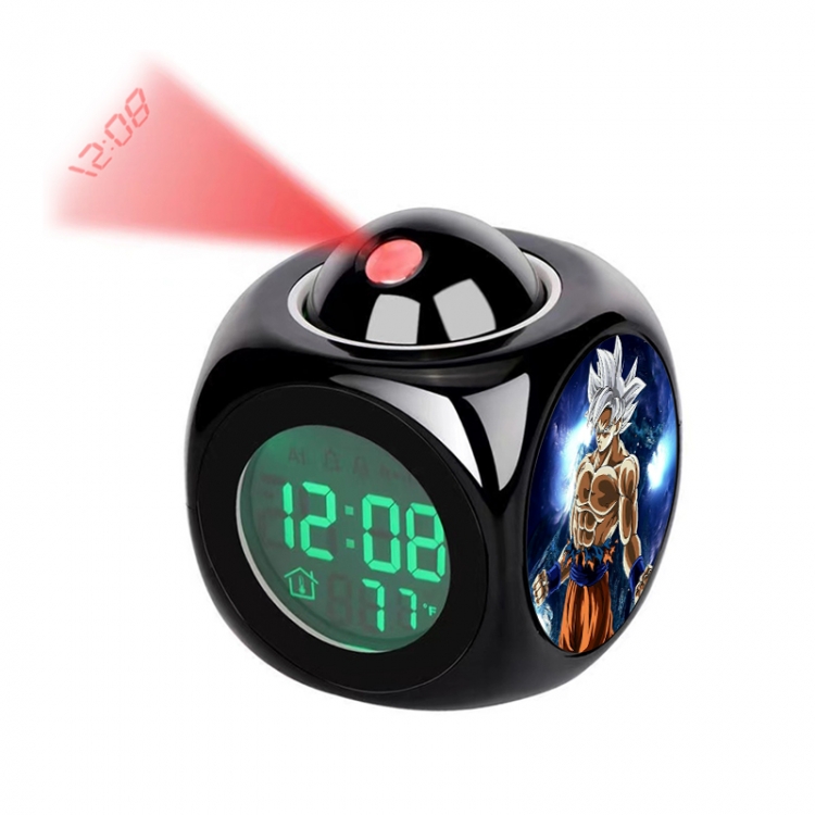 DRAGON BALL Anime projection alarm clock electronic clock 8x8x10cm