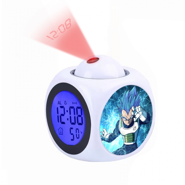 DRAGON BALL Anime projection alarm clock electronic clock 8x8x10cm