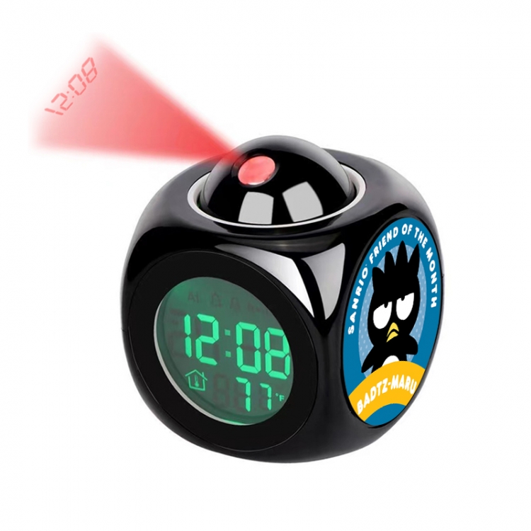 sanrio Anime projection alarm clock electronic clock 8x8x10cm
