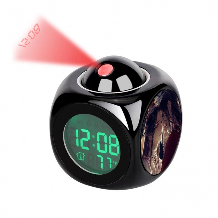 Heavenly Official Blessing Anime projection alarm clock electronic clock 8x8x10cm