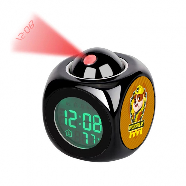 PAW Patrol Anime projection alarm clock electronic clock 8x8x10cm