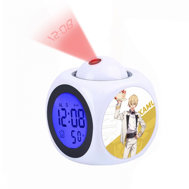 Zhan Shuang Pamish Anime projection alarm clock electronic clock 8x8x10cm