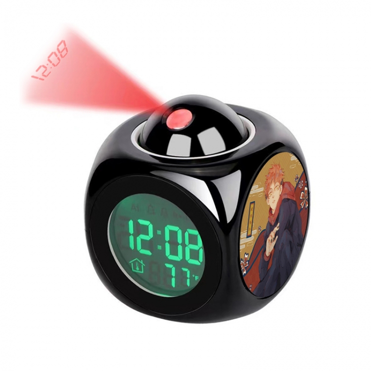 Jujutsu Kaisen Anime projection alarm clock electronic clock 8x8x10cm