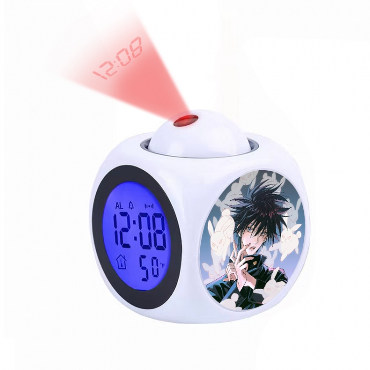 Jujutsu Kaisen Anime projection alarm clock electronic clock 8x8x10cm