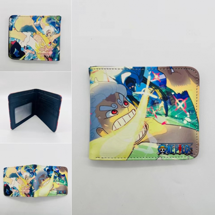 One Piece Full color Two fold short card case wallet 11X9.5CM  