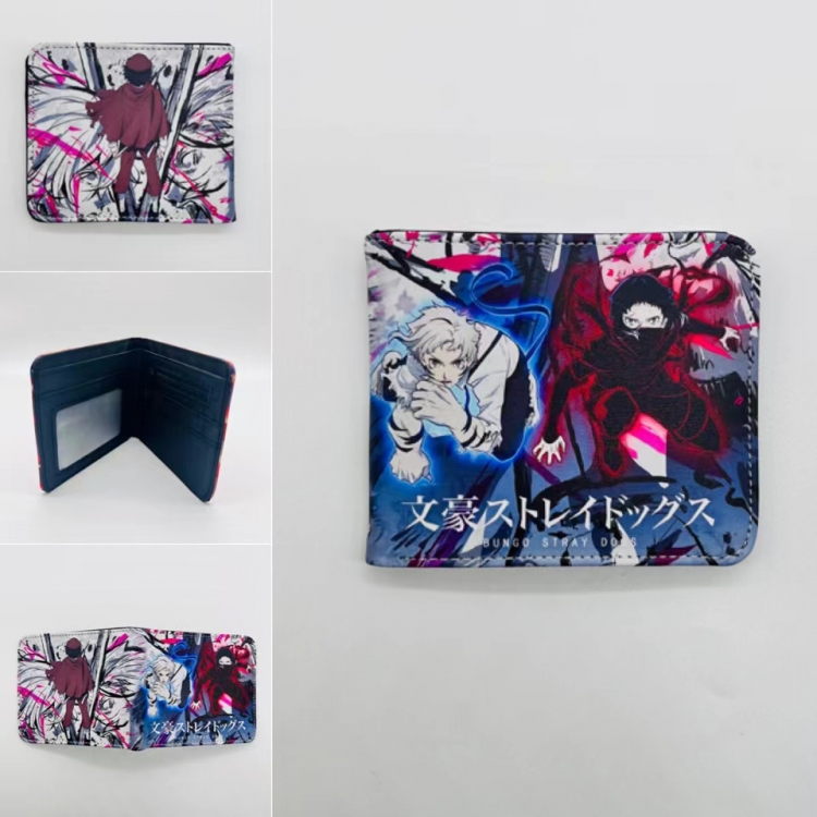 Bungo Stray Dogs Full color Two fold short card case wallet 11X9.5CM
