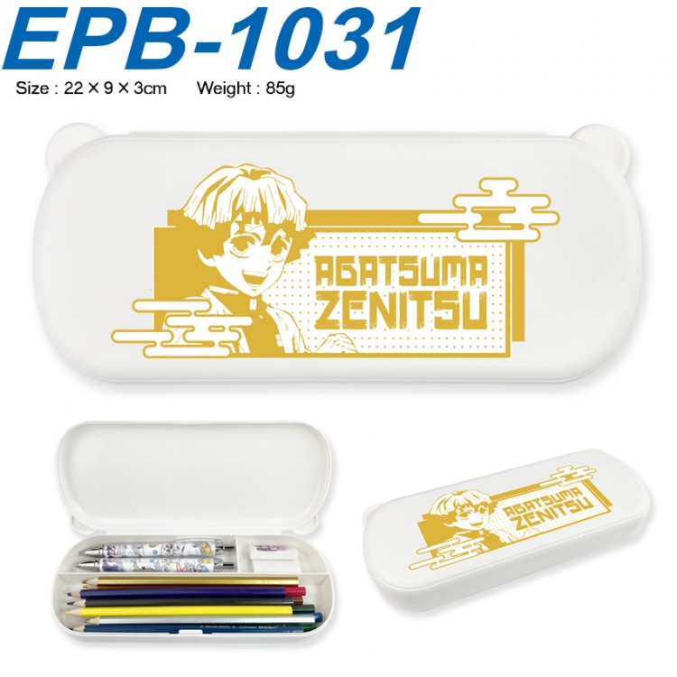 Demon Slayer Kimets Anime peripheral UV printed PP material stationery box 22X9X3CM