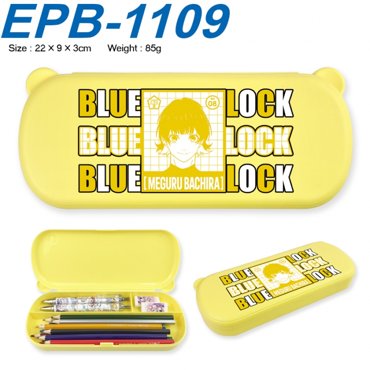 BLUE LOCK Anime peripheral UV printed PP material stationery box 22X9X3CM