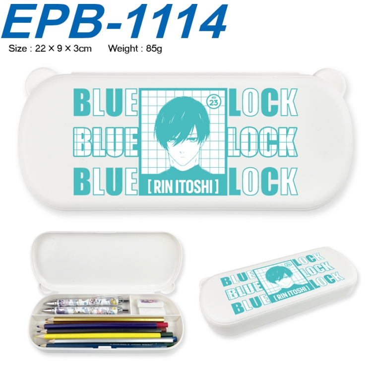 BLUE LOCK Anime peripheral UV printed PP material stationery box 22X9X3CM