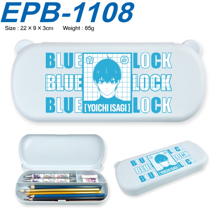 BLUE LOCK Anime peripheral UV printed PP material stationery box 22X9X3CM