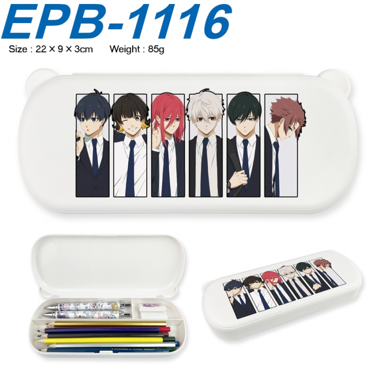 BLUE LOCK Anime peripheral UV printed PP material stationery box 22X9X3CM