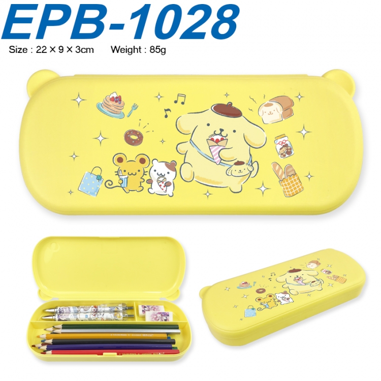 sanrio Anime peripheral UV printed PP material stationery box 22X9X3CM